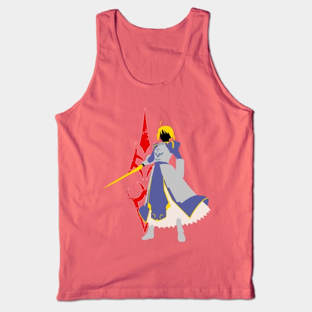 Saber Silhouette Tank Top by A_Buddy89